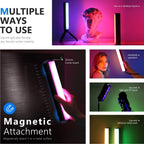 Neewer Lampada magnetica LED RGB RGB1
