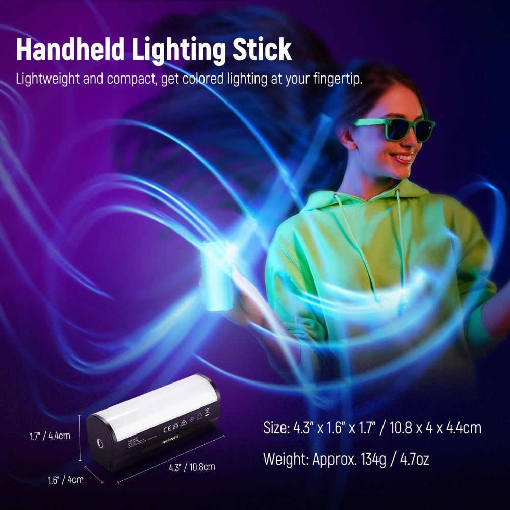 Neewer TL96 Lampada magnetica LED RGB