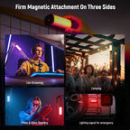 Neewer TL96 Lampada magnetica LED RGB