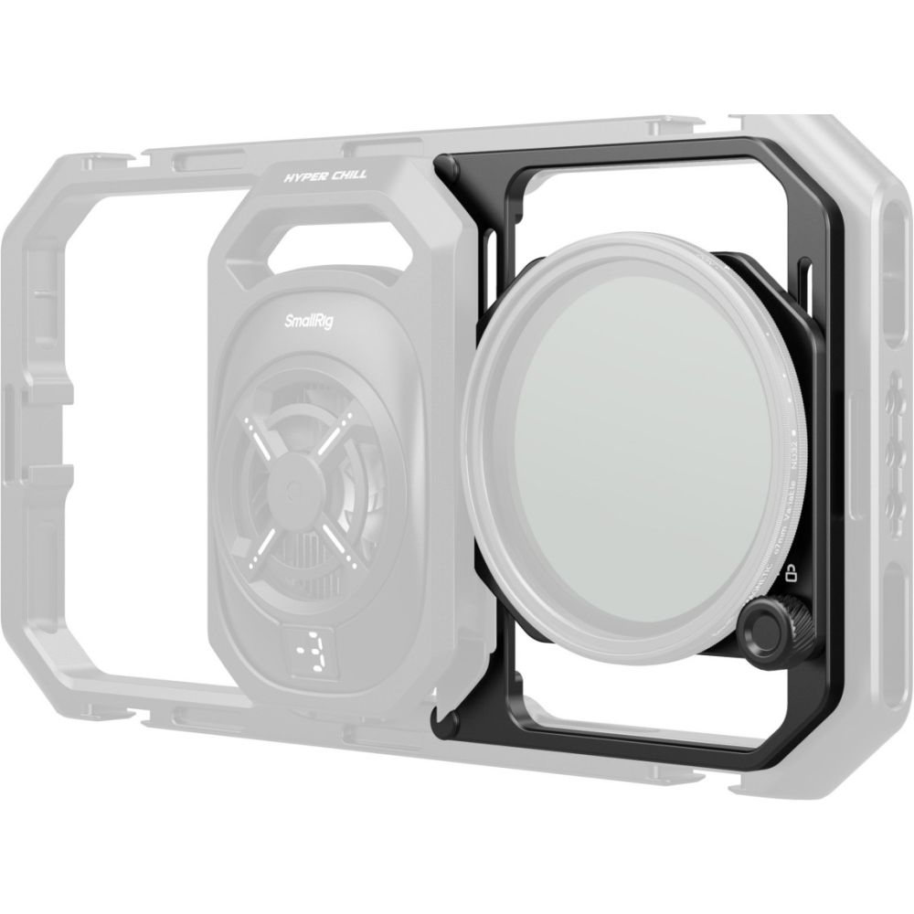 SmallRig 5277 Adattatore per filtro filettato da 67mm con paraluce staccabili per gabbia universale per telefono (4299B)