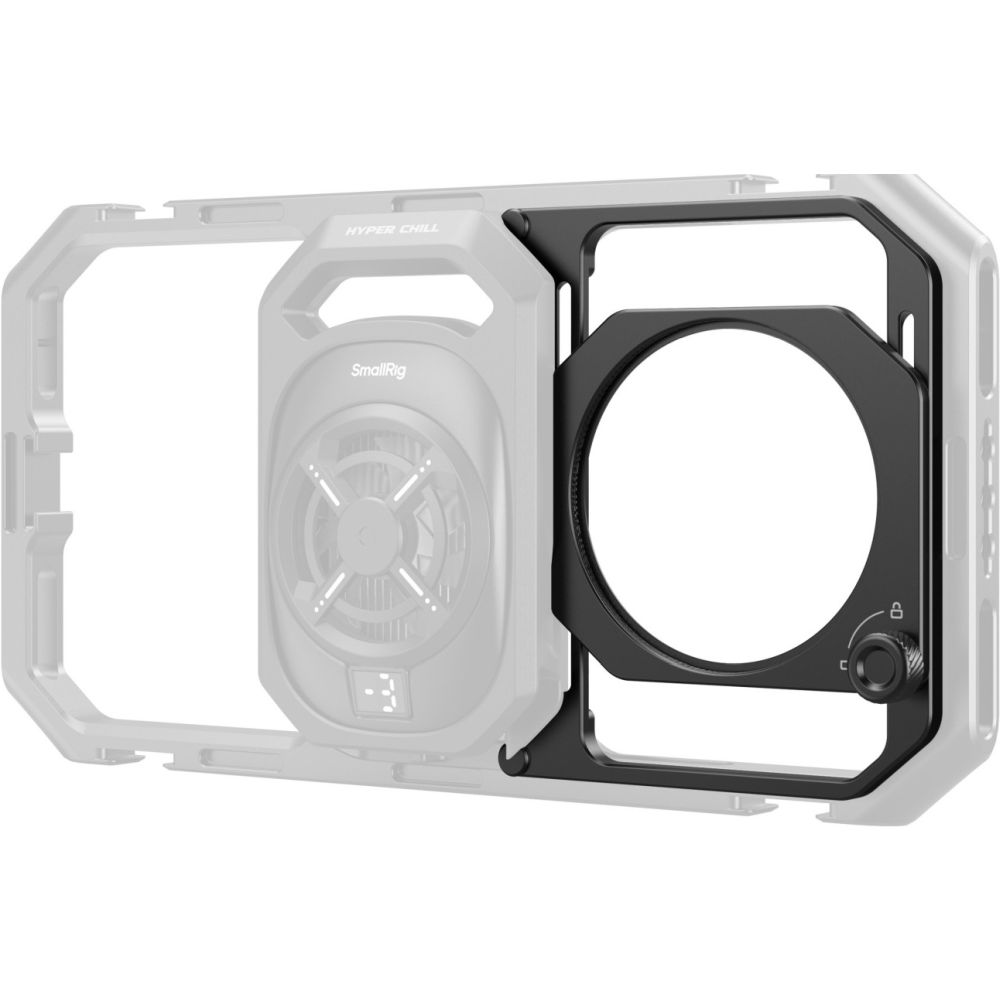 SmallRig 5277 Adattatore per filtro filettato da 67mm con paraluce staccabili per gabbia universale per telefono (4299B)
