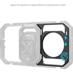 SmallRig 5277 Adattatore per filtro filettato da 67mm con paraluce staccabili per gabbia universale per telefono (4299B)