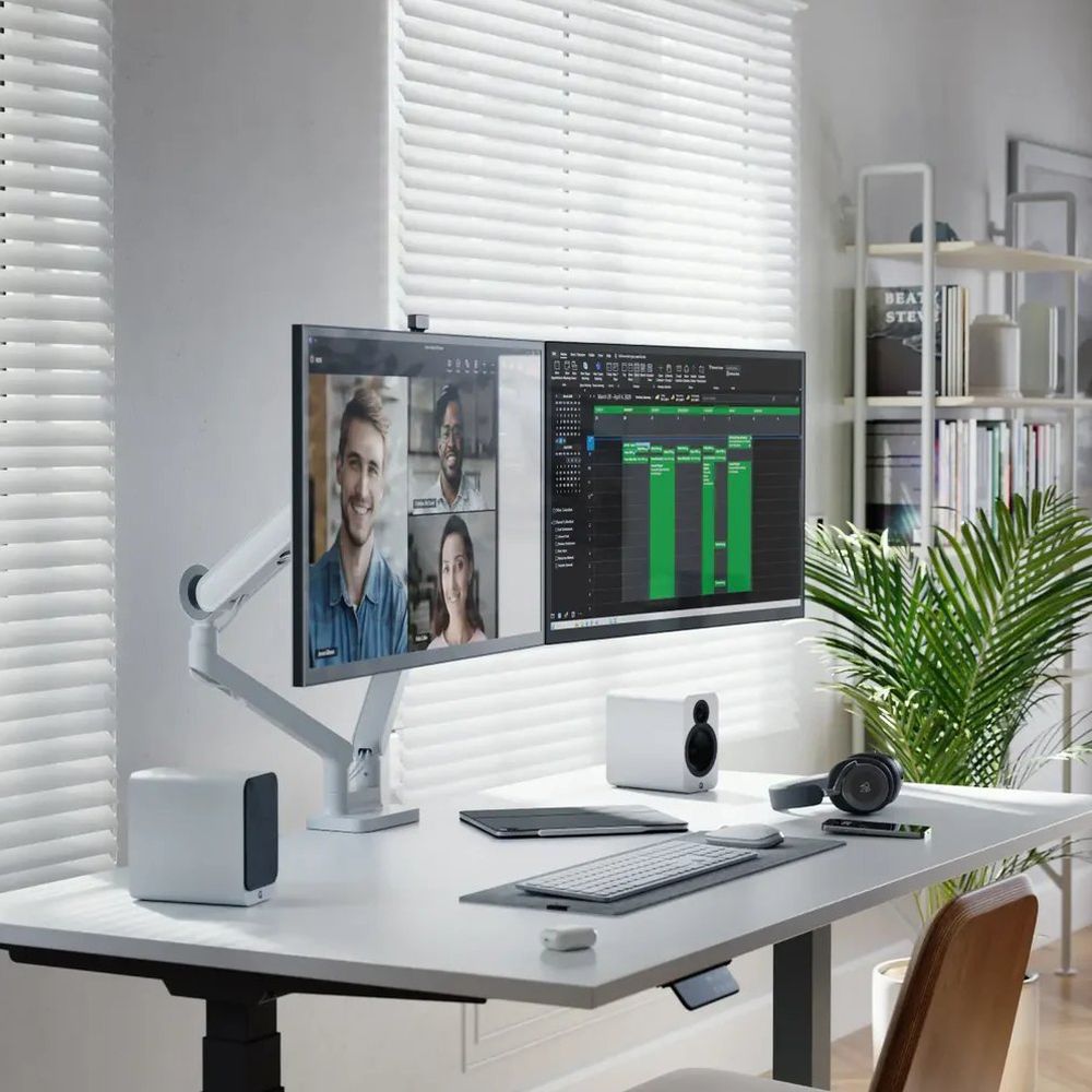 Alogic 32" Glide Monitor Arm, Dual