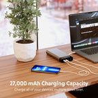 Hyper HyperJuice Banco de energía de 4 puertos (27 000 mAh/245 W)