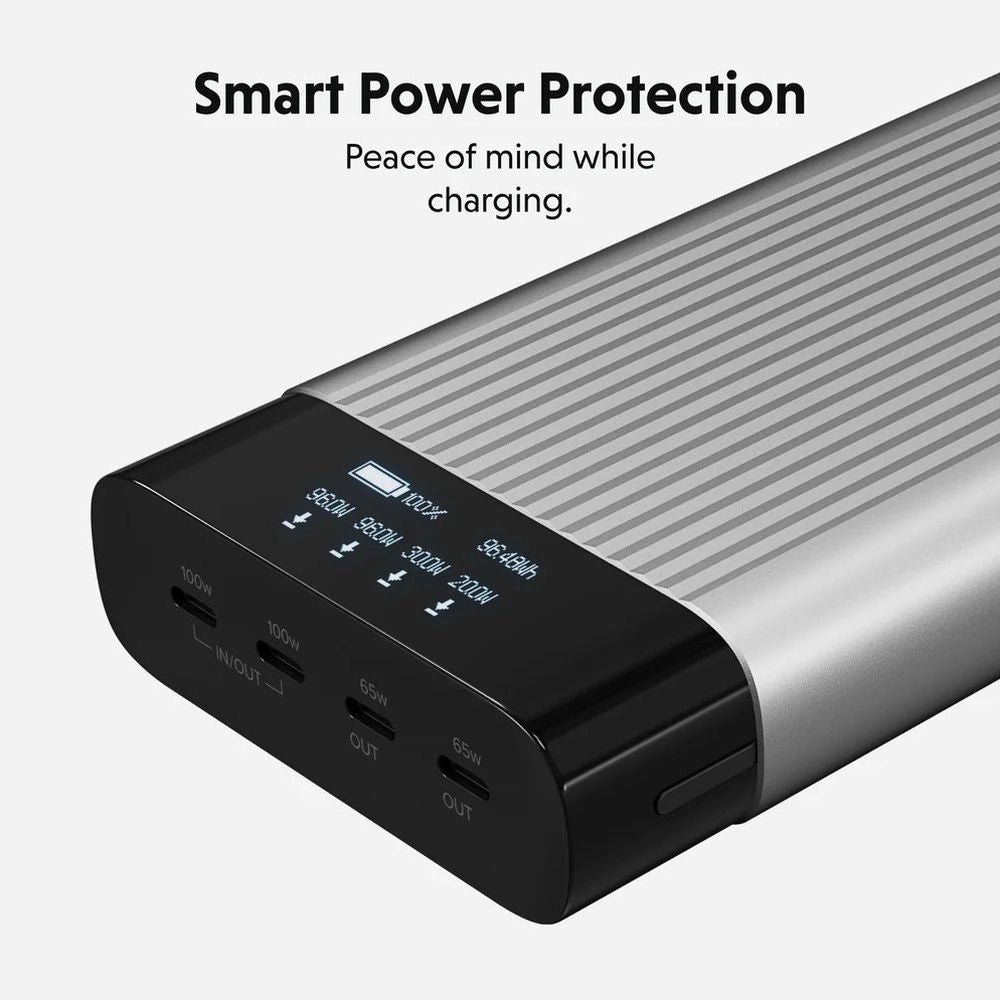 Hyper HyperJuice Banco de energía de 4 puertos (27 000 mAh/245 W)