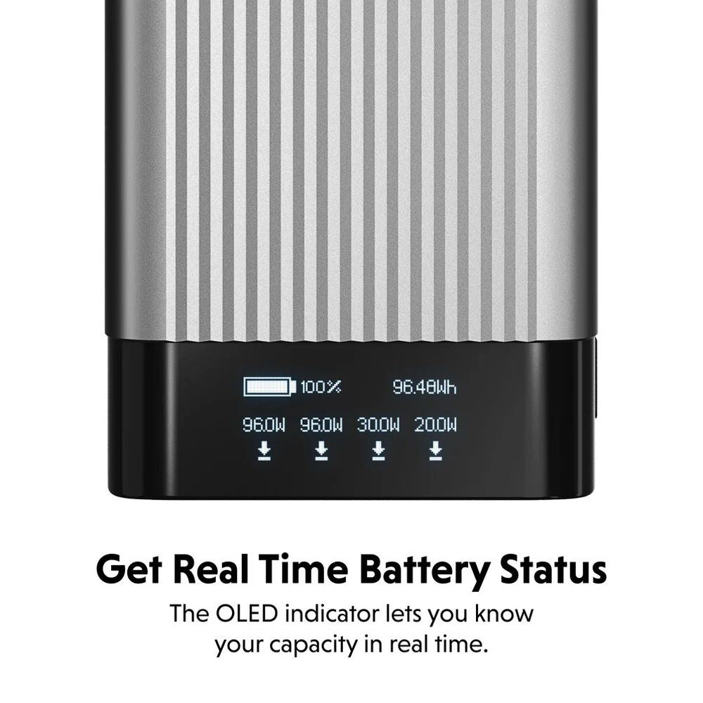 Hyper HyperJuice Banco de energía de 4 puertos (27 000 mAh/245 W)