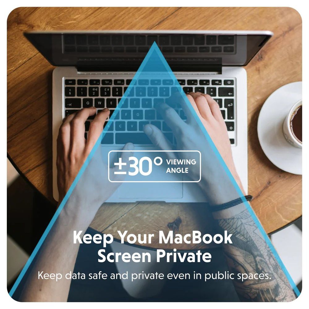 Hyper HyperShield Filtro privacy per MacBook Air 13,6"