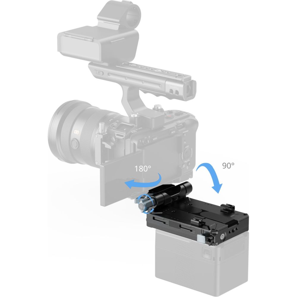 SmallRig 5227 V-Mount Kit de placa de montaje de batería