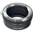 K&F Adaptateur d'objectif Nikon F - Sony E