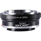 K&F Adaptador de objetivo Canon FD - Montura Sony E