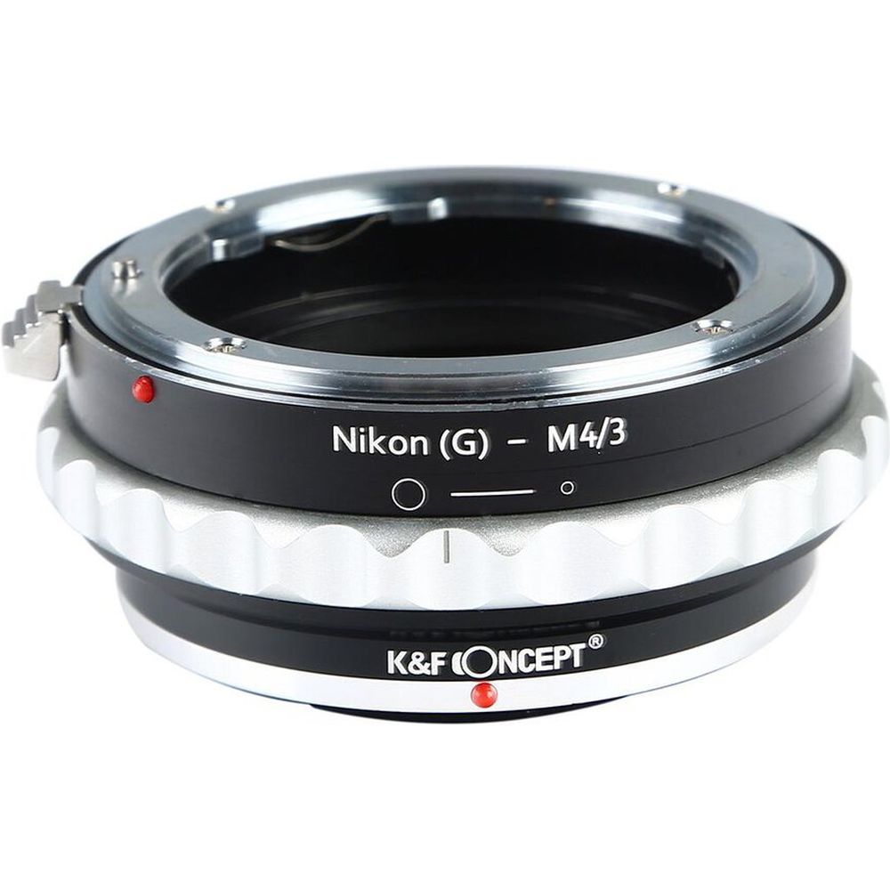 K&F Adaptador de objetivo Nikon F (tipo G) - Micro 4/3
