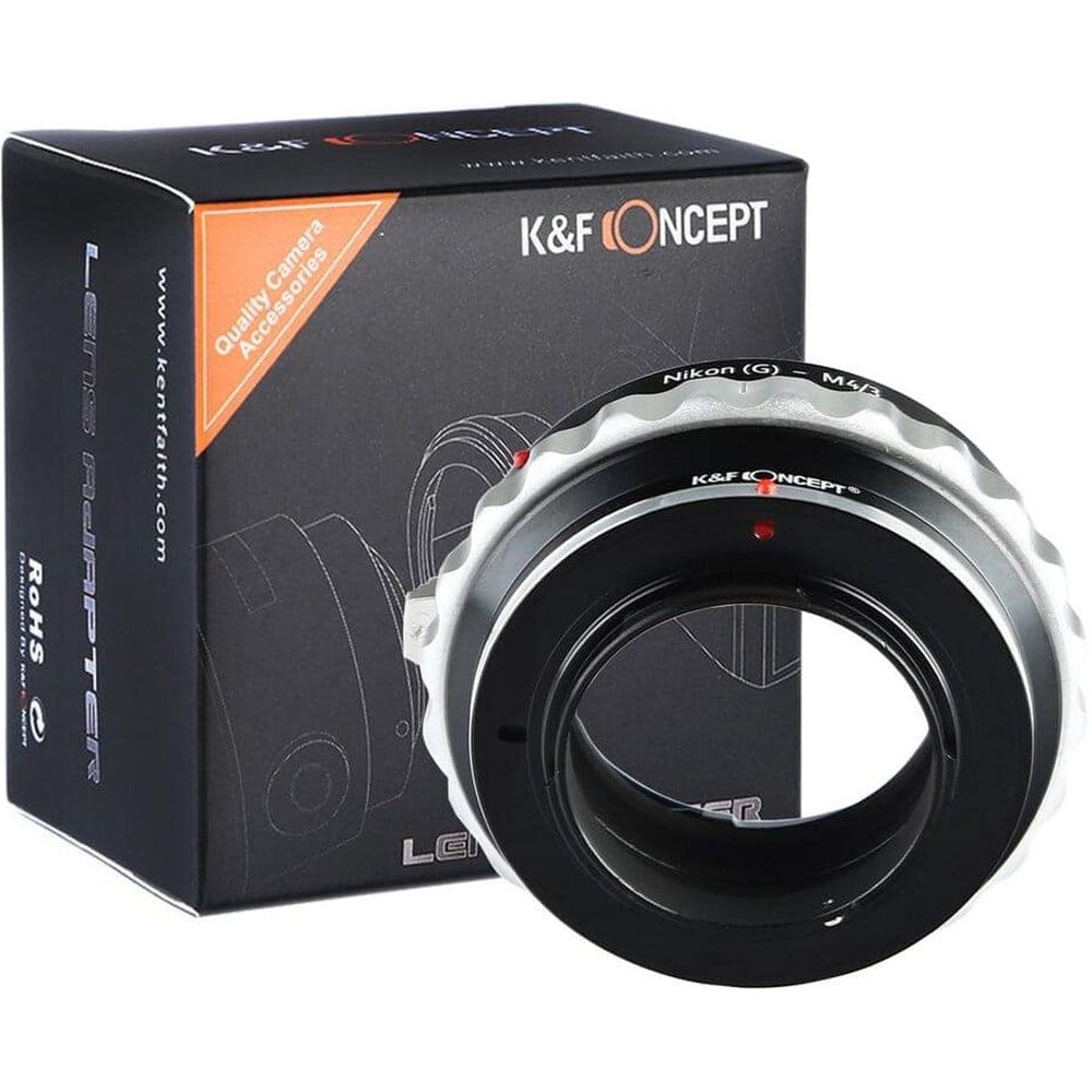 K&F Adaptador de objetivo Nikon F (tipo G) - Micro 4/3