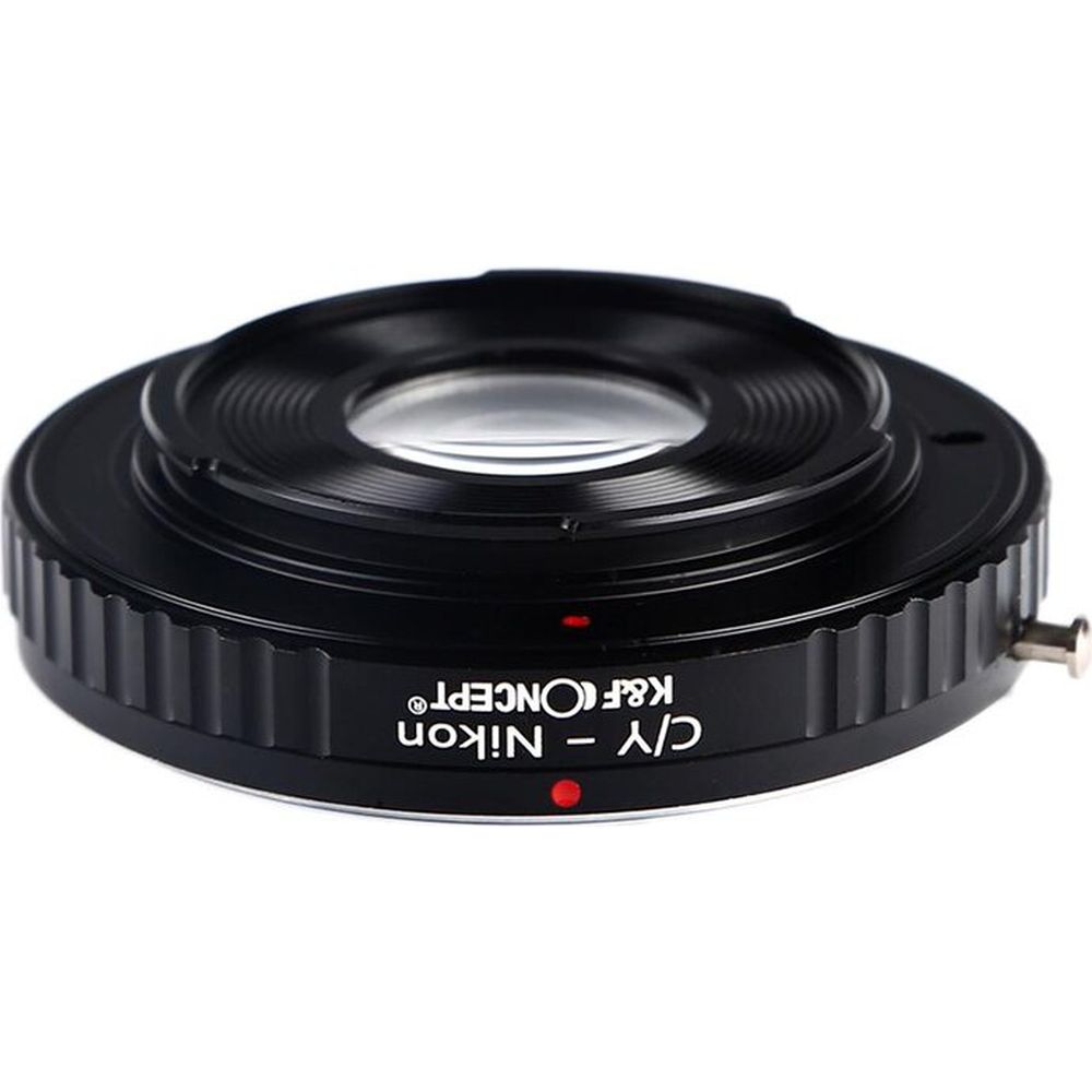 K&F Adaptateur d'objectif Contax Yashica - Nikon F (avec lentille)