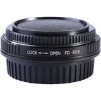 K&F Adaptador de objetivo Canon FD - Canon EOS (EF / EF-S) (con cristal)