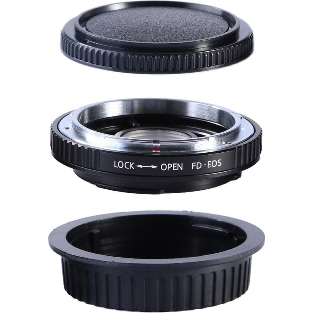 K&F Adaptador de objetivo Canon FD - Canon EOS (EF / EF-S) (con cristal)