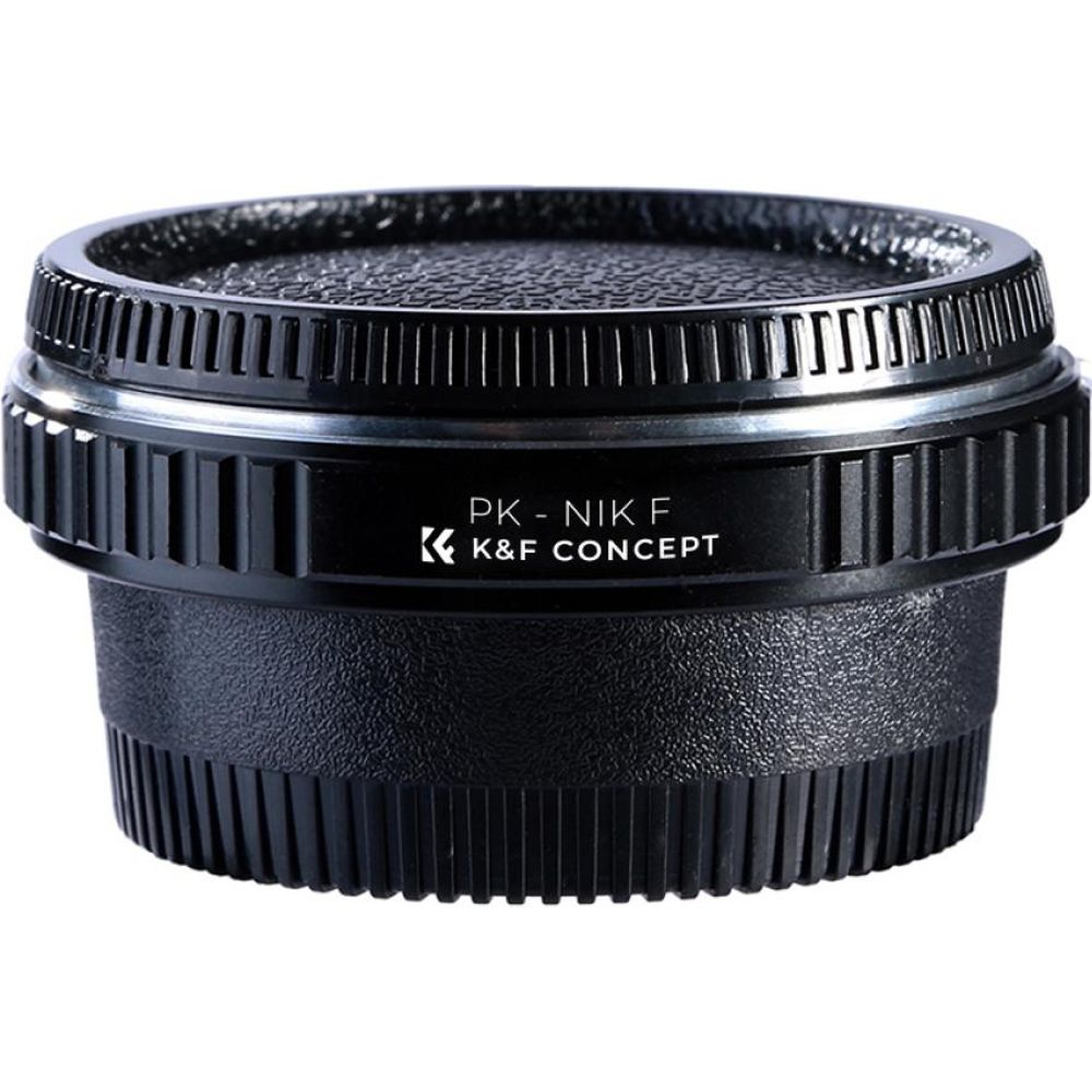 K&F Adaptateur d'objectif Pentax K - Nikon F (avec lentille)