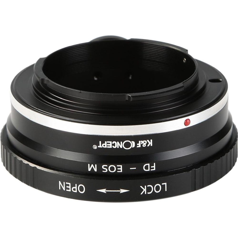 K&F Objetivo Adaptador Canon FD - Canon EF-M (1/4" trípode-montura)
