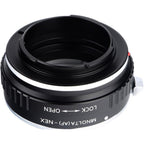 K&F Adaptador de objetivo para Sony Alpha A y Minolta AF - Montura Sony E