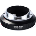 K&F Adaptateur d'objectif Olympus OM - Leica M