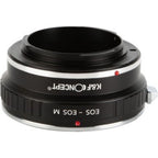 K&F Objectif Adaptateur Canon EF/EF-S - EF-M avec 1/4" Trépied-mount