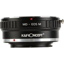 K&F Adaptateur d'objectif Minolta MD - Canon EOS M (EF-M)