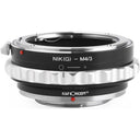 K&F Objectif Adaptateur Nikon F (G-type) - Micro 4/3