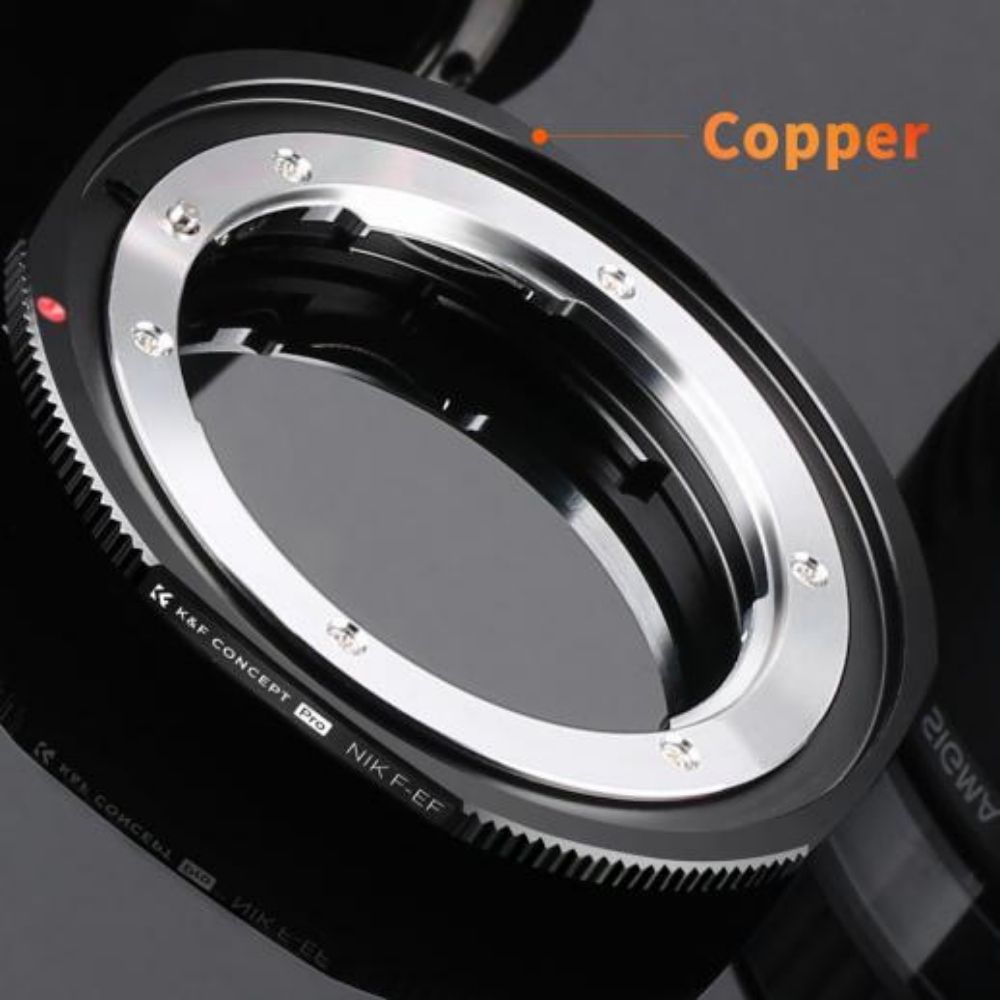 K&F Objectif Adaptateur Nikon F - Canon EOS (EF / EF-S) (PRO)