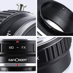K&F Adaptateur d'objectif Minolta MD - Fujifilm X (PRO)