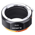 K&F Adaptateur d'objectif Pentax K - Fujifilm X (PRO)