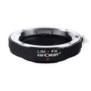 K&F Adaptateur d'objectif Leica M - Fujifilm X (PRO)