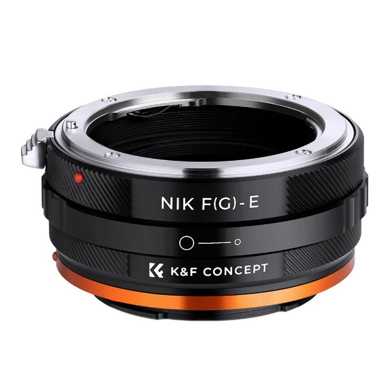 K&F Adaptateur d'objectif Nikon F (type G) - Sony E-Mount (IV PRO)