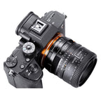 K&F Adaptateur d'objectif Nikon F (type G) - Sony E-Mount (IV PRO)