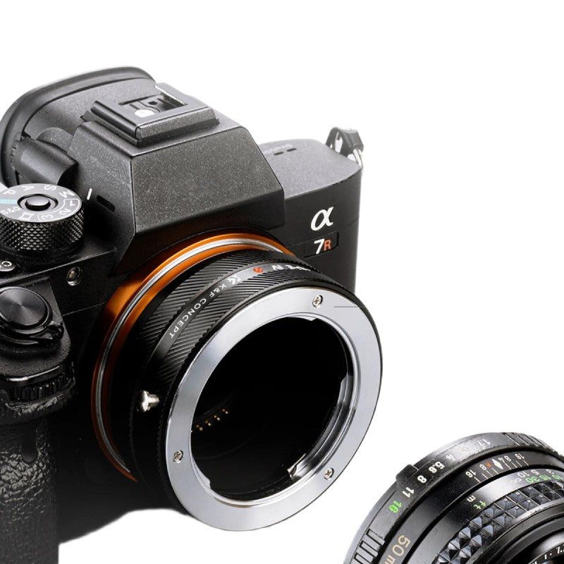 K&F Adaptateur d'objectif Minolta MD - Sony E-Mount (IV PRO)
