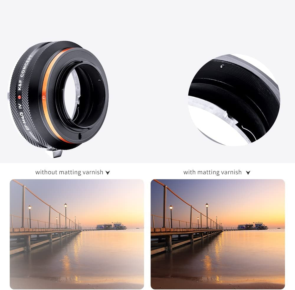 K&F Lens Adapter Canon EOS (EF / EF-S) - Micro 4/3 (IV PRO)