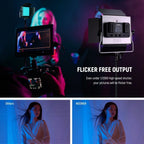 Neewer 660 PRO II Kit luci LED RGB 2x 50W incl.... supporti e borsa per il trasporto