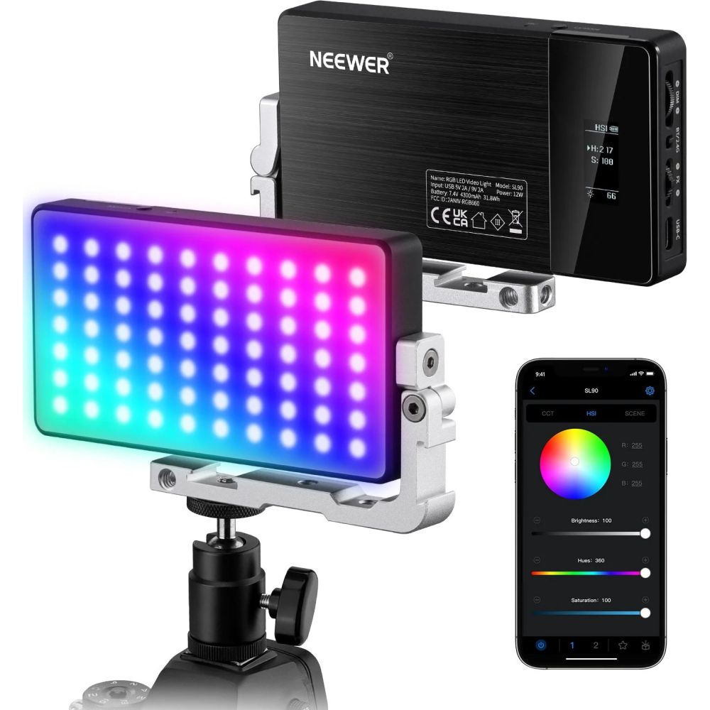 Neewer SL90 Pro 12W RGB LED-Licht