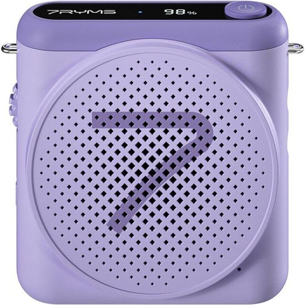 7Ryms Presentatie-speaker met draadloze headset - paars