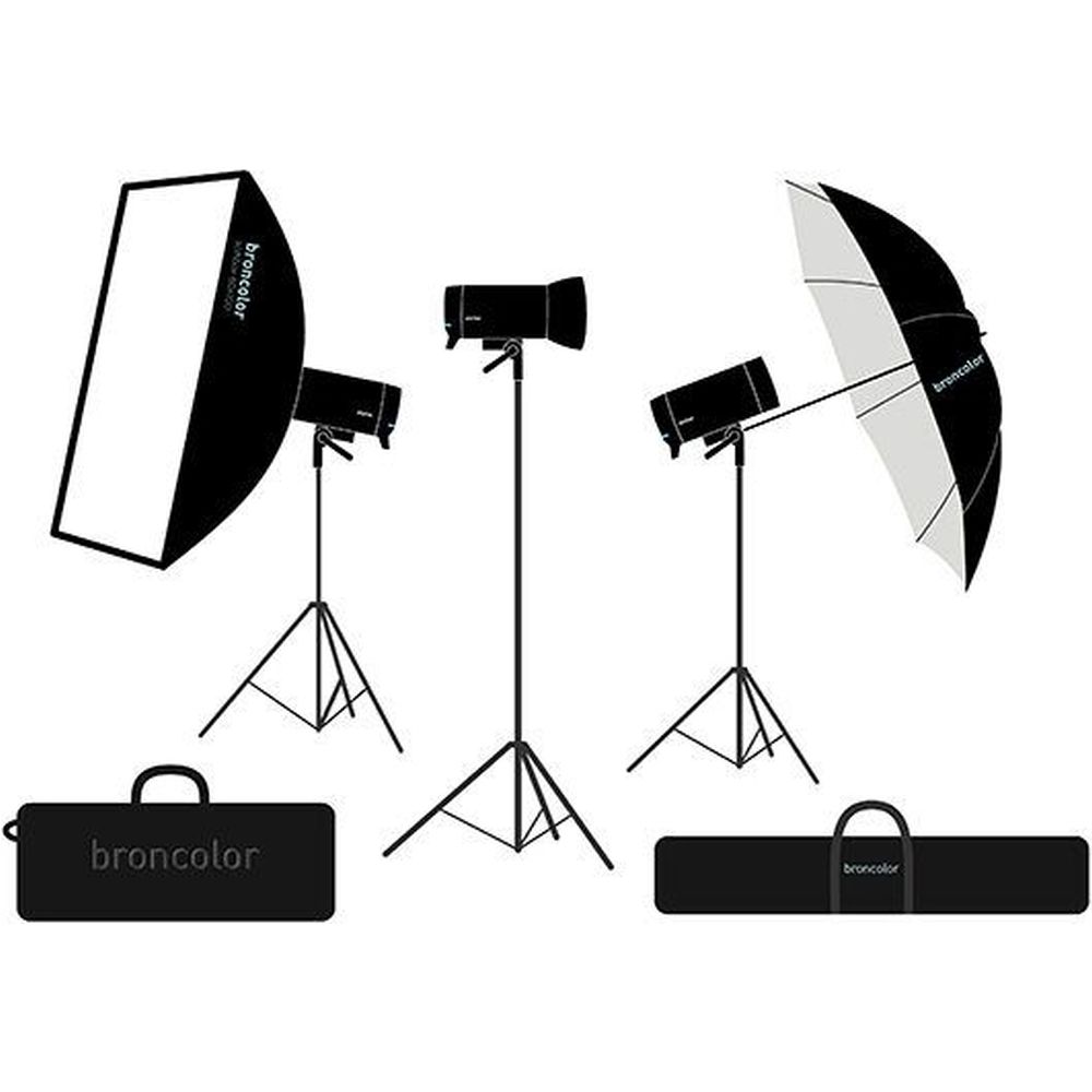 Broncolor Pro Kit avec 3 Stelos 800L