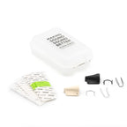 Bubblebee The Mic Hiding Kit für Sennheiser ME 2-II, Schwarz & Weiß
