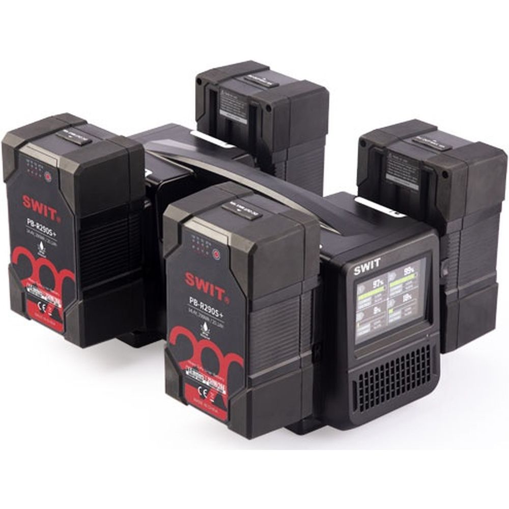 SWIT PC-P461S 4-Kanal x max. 6 A Top Fast Simultaneous 14 V/28 V Ladegerät V-Mount