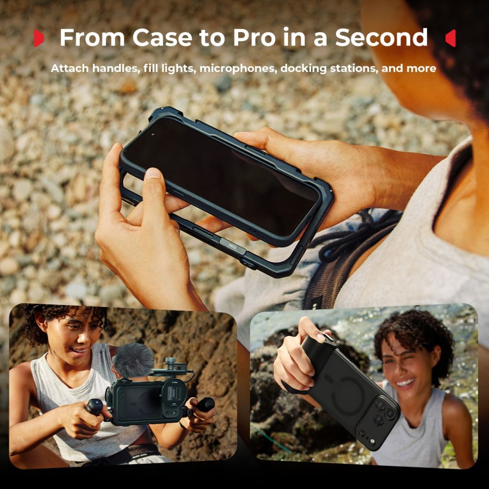 SmallRig 5549 FilMov Lightweight Photography Phone Case for iPhone 17 Pro, black