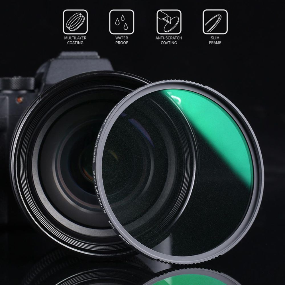 K&F Concept 1/4 Black Mist Filter Nano X - 82mm