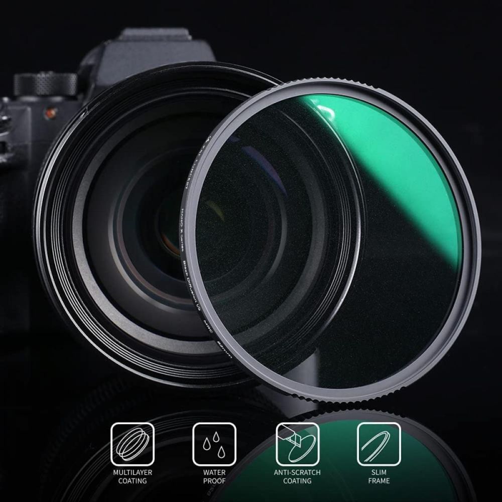 K&F Concept 1/2 Black Mist Filter Nano X - 72mm