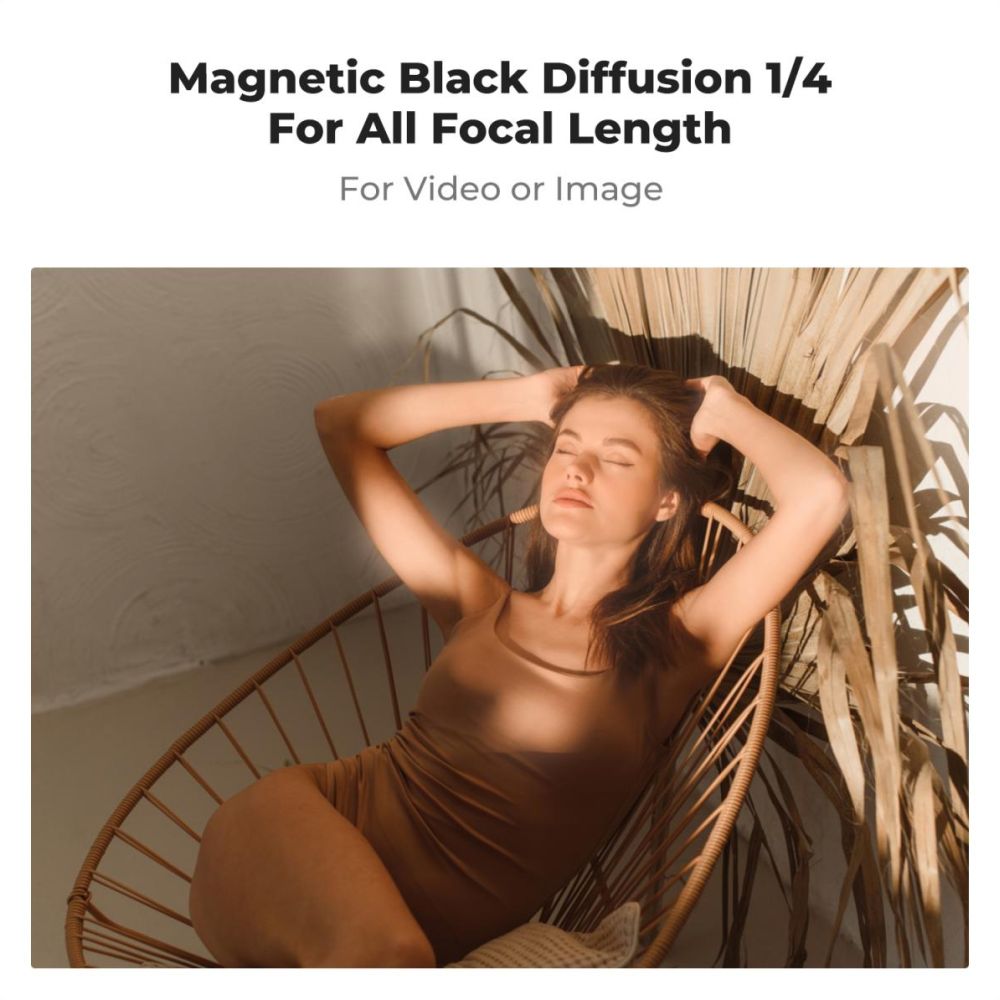 K&F Concept Magnetic 1/4 Black Mist Filter Nano X - 55mm