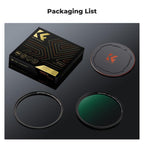 K&F Concept Magnetic 1/4 Black Mist Filter Nano X - 55mm
