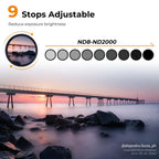 K&F Concept Variabel ND-Filter ND8-2000 super slim - 62mm