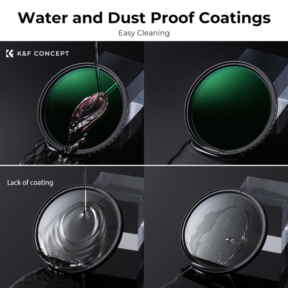 K&F Concept Variabel ND-Filter ND8-2000 super slim - 62mm