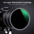 K&F Concept Variable ND filter ND8-2000 super slim - 67mm