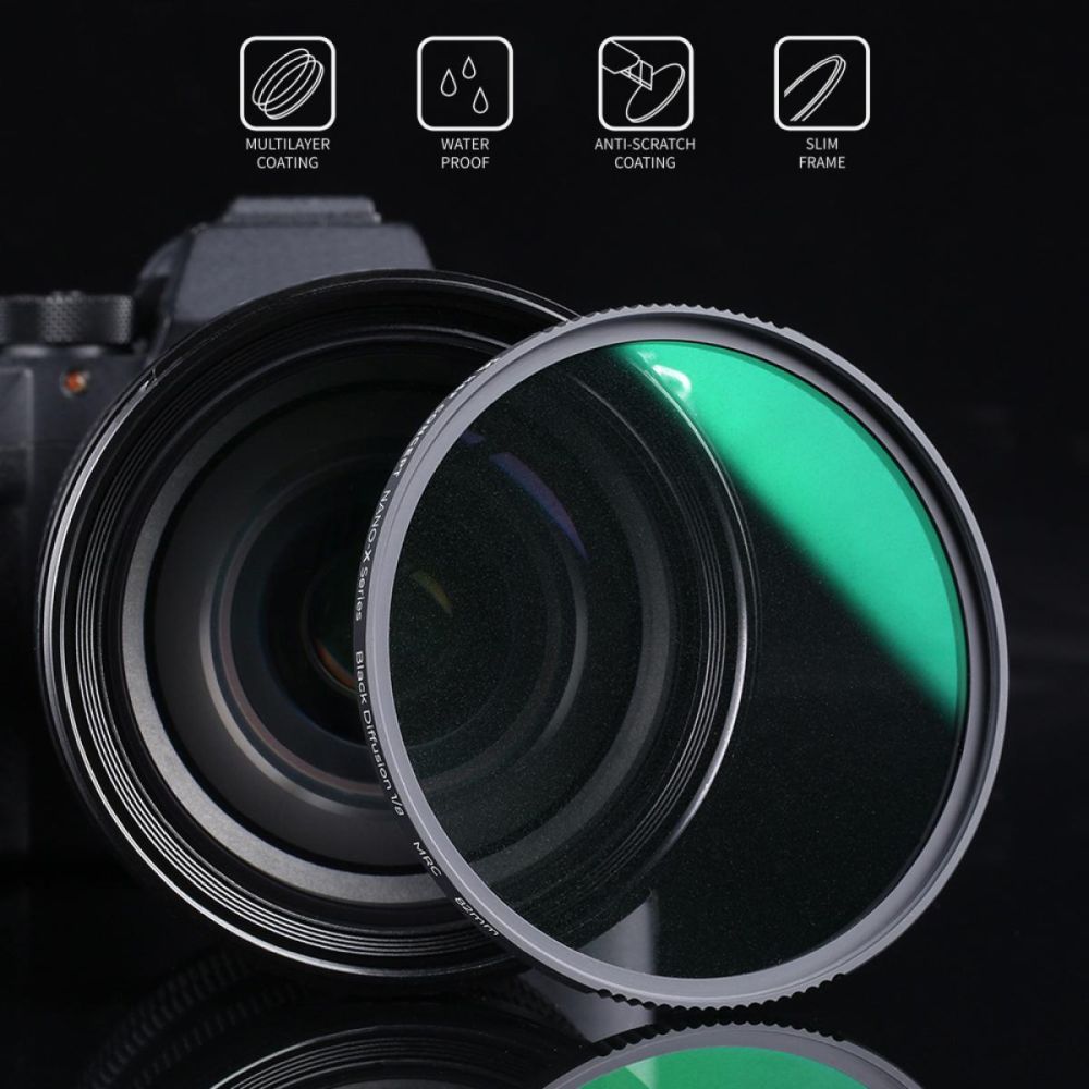 K&F Concept 1/8 Black Mist Filter Nano X - 52mm