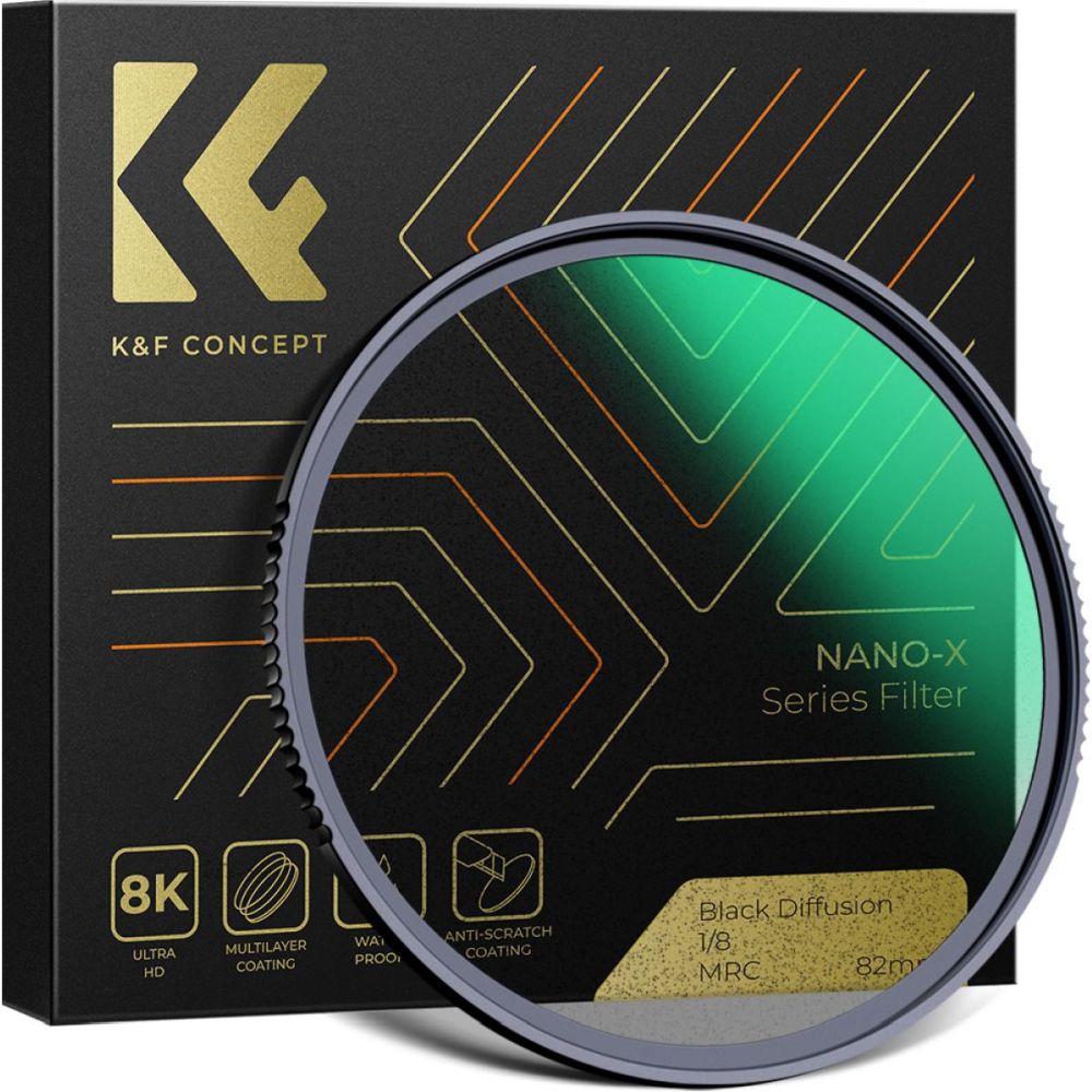 K&F Concept 1/8 Black Mist Filter Nano X - 72mm